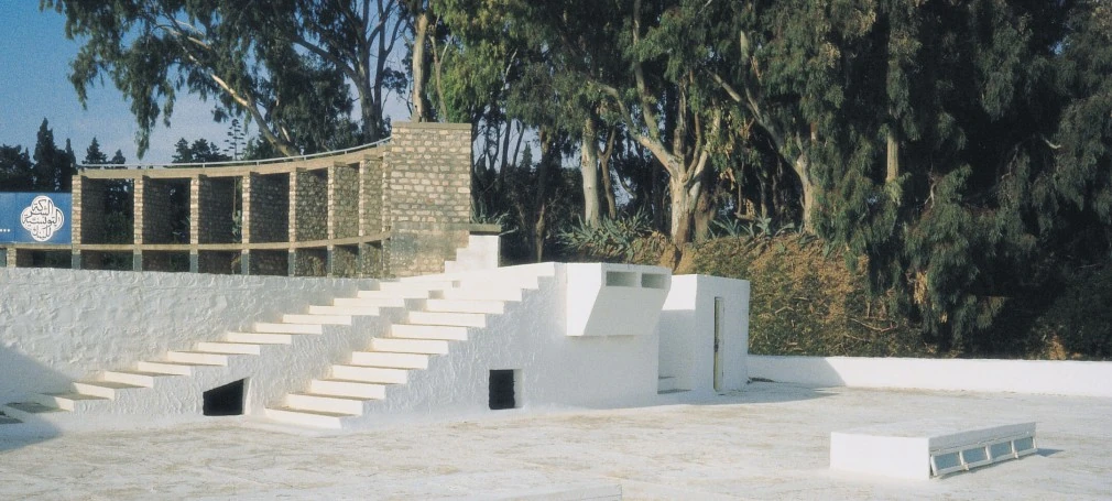 Outdoor stone amphitheater